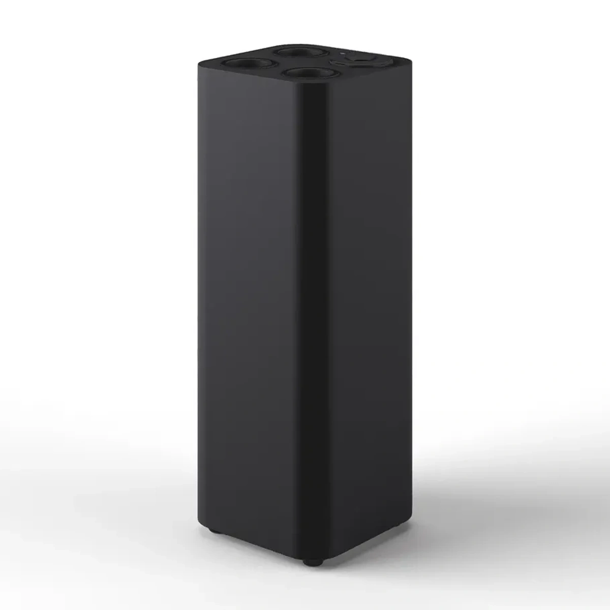 PU60F-PB — Contenitore per raccolta rifiuti da interno — Nero