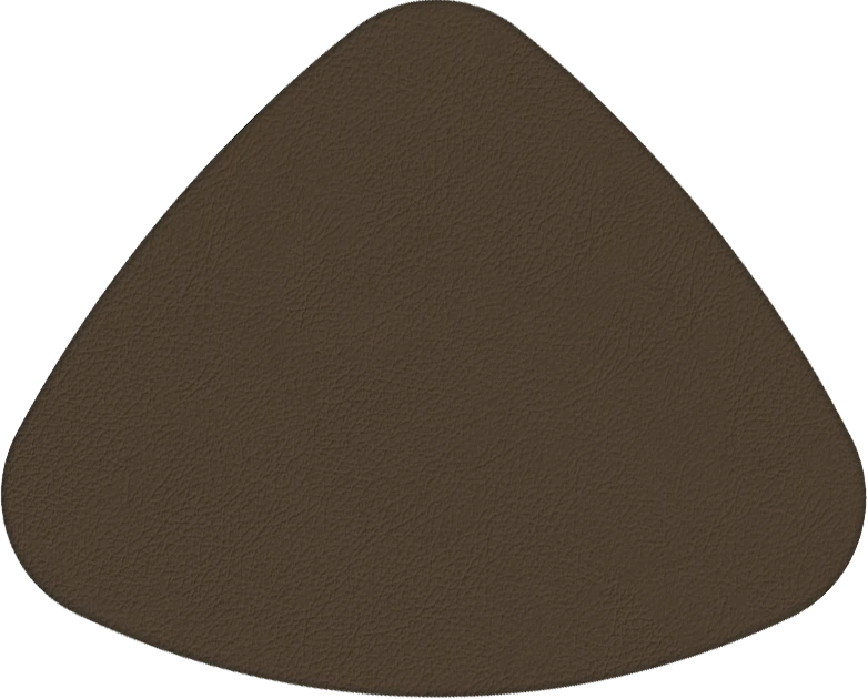 STBP / MSTBP — PETALO – Sottobicchiere 13x10,5 cm — Marrone