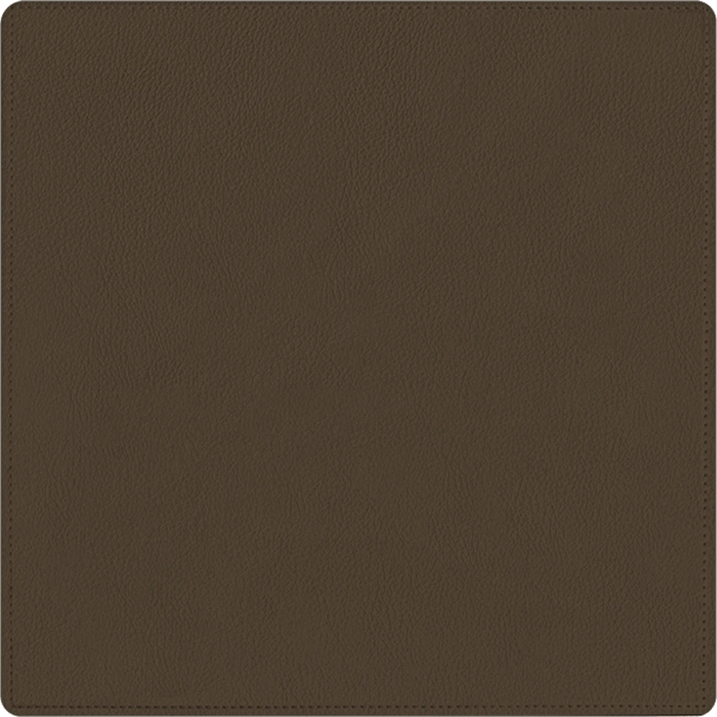 TOV-Q / MTOV-Q — QUADRA – Tovaglietta quadrata 31x31 cm — Marrone
